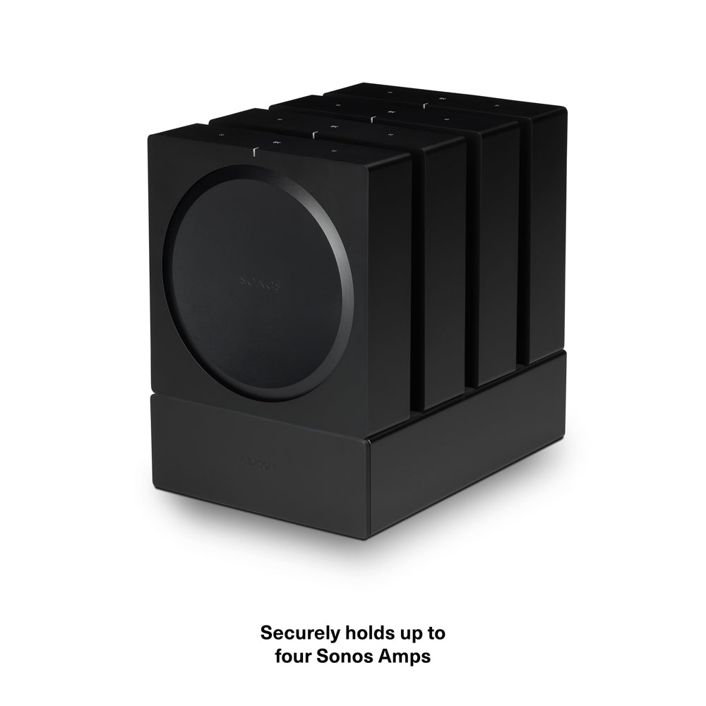 Flexson Dock for 4 Sonos Amps - Black