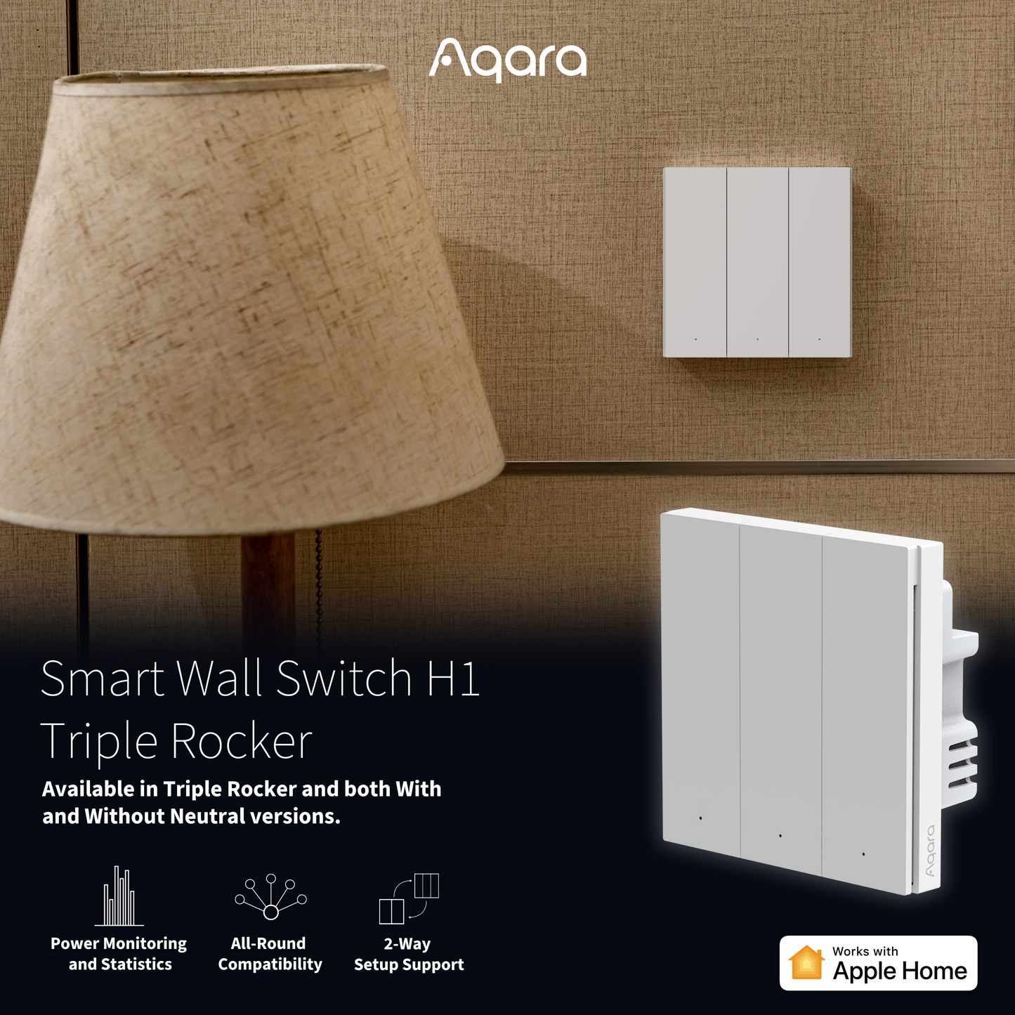 Aqara Wall Switch Triple Rocker